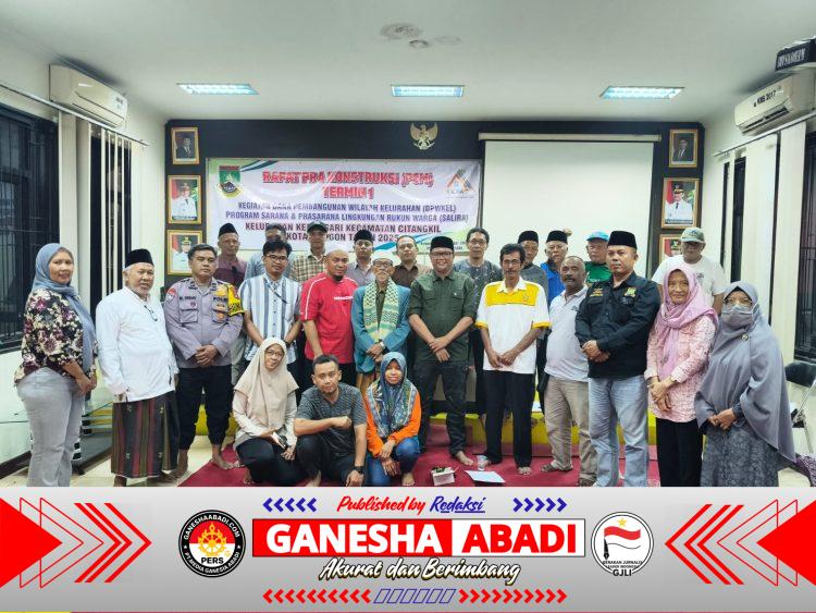 Bhabinkamtibmas Turun Langsung Awasi Rencana Pembangunan Drainase di Cilegon