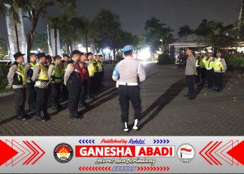 Polsek Cikupa Gelar Apel Patroli Skala Besar Antisipasi Guantibmas di Wilayah Hukum Cikupa