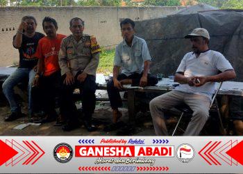 Bhabinkamtibmas Desa Sukadamai Lakukan Sambang, Ajak Warga Jaga Kamtibmas Kondusif