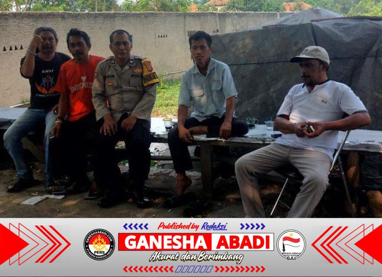 Bhabinkamtibmas Desa Sukadamai Lakukan Sambang, Ajak Warga Jaga Kamtibmas Kondusif