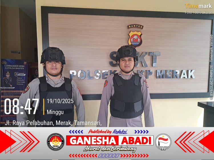 Personil Kskp Merak Melaksanakan Sispam Mako