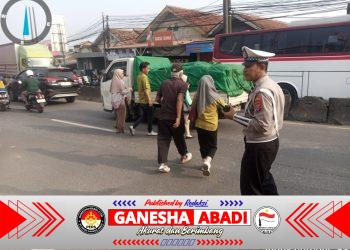 Kanit Lantas Polsek Cikupa IPTU Udi Muhdi Turun Langsung Pantau Arus Lalu Lintas Pagi Hari