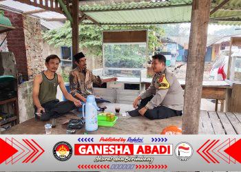 Bhabinkamtibmas Desa Bitung Jaya Laksanakan Sambang dan Sampaikan Imbauan Harkamtibmas