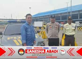 Personel Samapta Kskp Merak Polres Cilegon Polda Banten Laksanakan Patroli Dialogis