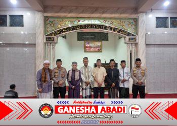 Waka Polsek Cikupa Dampingi Kasie Propam Polresta Tangerang Laksanakan Subuh Keliling di Masjid Jami Nururrohman