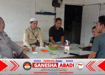 Bhabinkamtibmas dan Babinsa Desa Budimulya Lakukan Sambang Tokoh Masyarakat, Wujudkan Sinergi Kamtibmas