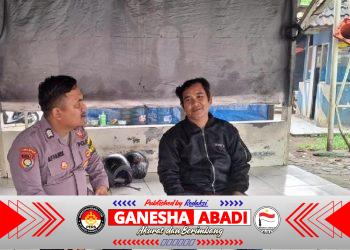 Cegah Curanmor, Polsek Cibeber Gencarkan Himbauan kepada Warga