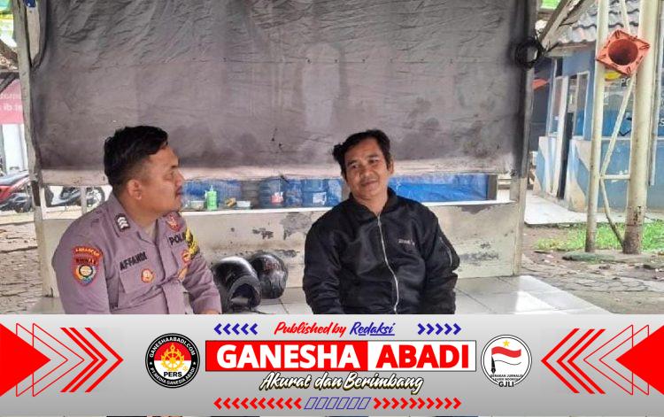 Cegah Curanmor, Polsek Cibeber Gencarkan Himbauan kepada Warga
