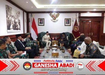 Panglima TNI Dampingi Menhan RI Terima Kunjungan Menhan Afrika Selatan, Bahas Kerja Sama Pertahanan