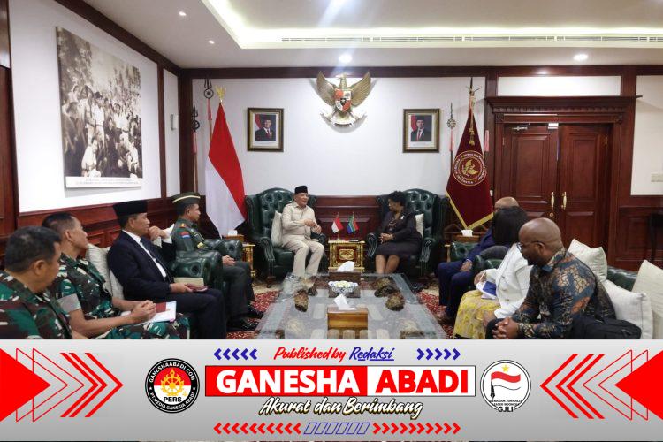 Panglima TNI Dampingi Menhan RI Terima Kunjungan Menhan Afrika Selatan, Bahas Kerja Sama Pertahanan