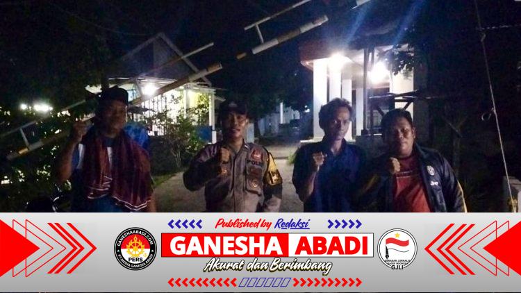 Sinergi Polisi dan Warga, Polsek Pulomerak Intensifkan Ronda Malam di Grogol