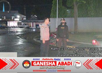 Personil Polsek KP Banten Secara rutin laksanakan Patroli Malam ke Pelabuhan