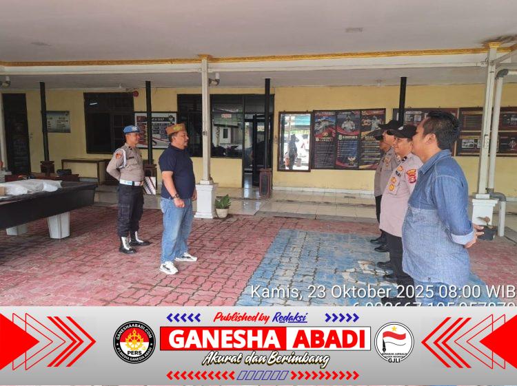 Apel Pagi dilaksanakan Personil Polsek KSKP Banten Polres Cilegon awali tugas