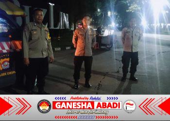 Polsek Cikupa Gelar Ops Cipkon, Patroli Malam Dipimpin Kanit Reskrim Ipda Syaiful Rusdiansyah