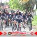 Hari Jadi ke-74 Humas Polri, Polresta Tangerang Gowes, Senam, dan Baksos Yatim Bareng Wartawan