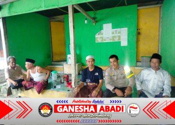 Bhabinkamtibmas Desa Cibadak Sambang Tokoh Agama, Ajak Jaga Kondusifitas Wilayah