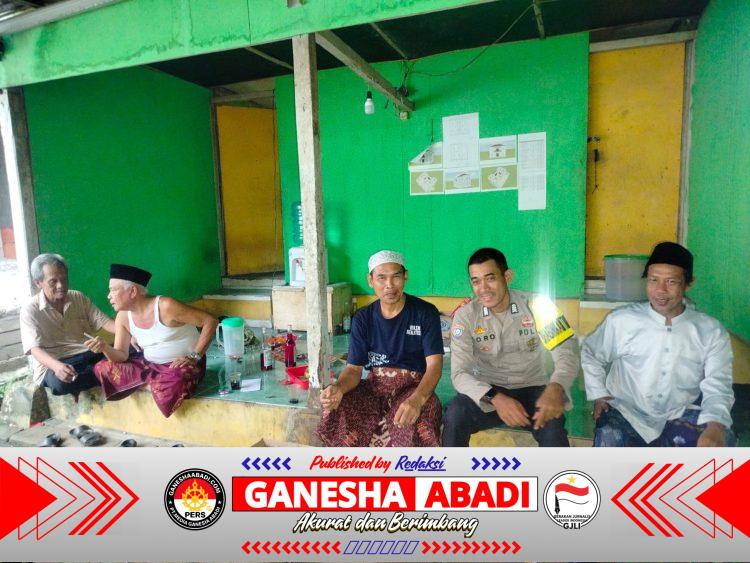 Bhabinkamtibmas Desa Cibadak Sambang Tokoh Agama, Ajak Jaga Kondusifitas Wilayah