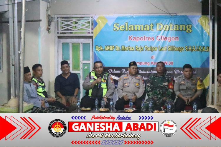 Polres Cilegon Sambangi Pos Kamling Kampung Kopi, Ajak Warga Perkuat Sinergi Jaga Kamtibmas