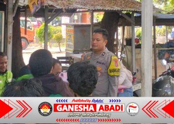 Cegah Curanmor, Polsek Cibeber Gencarkan Himbauan ke Warga