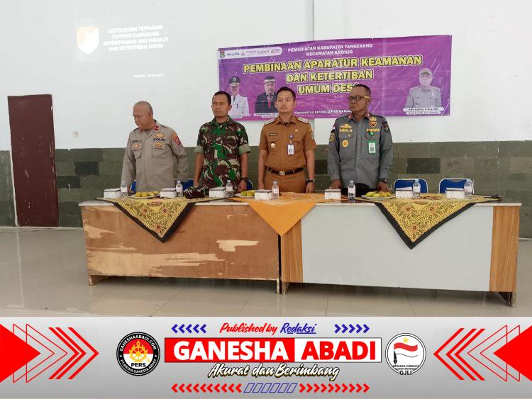 Polsek Kronjo Beri Pembinaan Linmas demi Lingkungan Kondusif