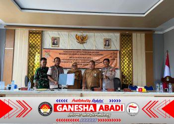 Polsek Kronjo Pastikan Keamanan Musrenbang Desa Pagedangan Udik