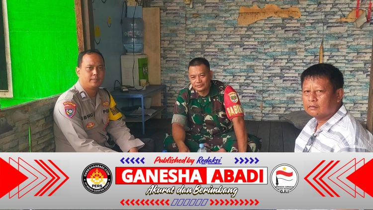 Bhabinkamtibmas Kelurahan Bunder Laksanakan Sambang ke Ketua RW, Ajak Warga Jaga Kamtibmas