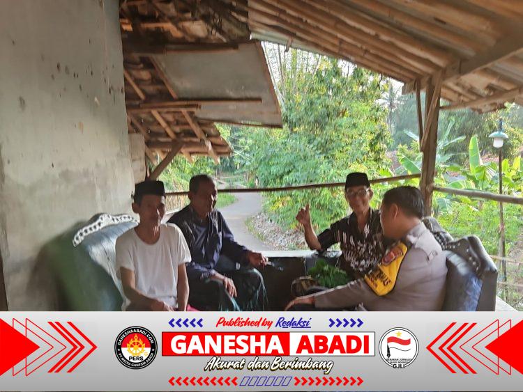 Kanit Binmas Polsek Pulomerak Sambangi Tokoh Masyarakat, Ajak Jaga Kamtibmas
