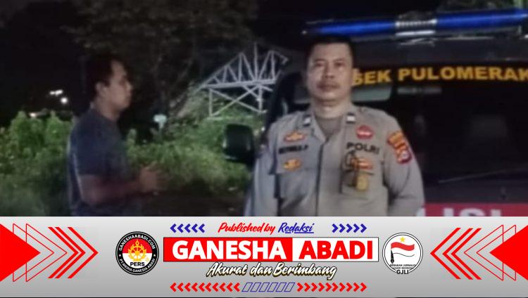 Polsek Pulomerak Lakukan Patroli Malam, Antisipasi Gangguan Kamtibmas