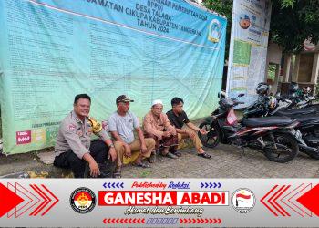 Bhabinkamtibmas Desa Talaga Lakukan Sambang dan Sosialisasi Harkamtibmas kepada Warga