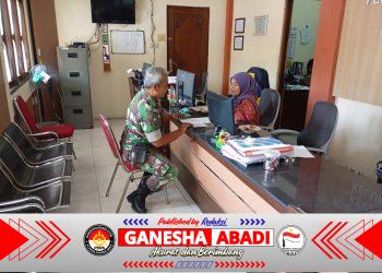Aptitude Data Teritorial, Babinsa Kratonan Datangi Kelurahan Untuk Puldatater