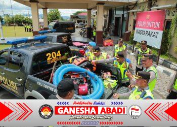 Polres Klaten Siagakan Mobil Lengkap Peralatan Bencana, Derek hingga Pompa Air Disiapkan Hadapi Musim Hujan 2025