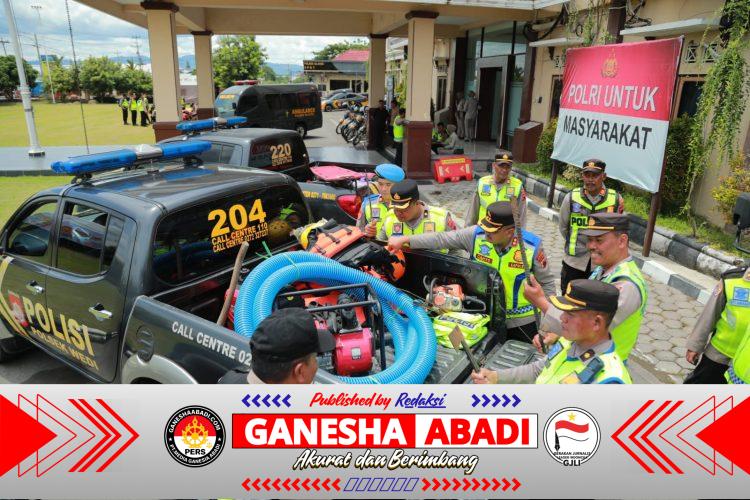 Polres Klaten Siagakan Mobil Lengkap Peralatan Bencana, Derek hingga Pompa Air Disiapkan Hadapi Musim Hujan 2025