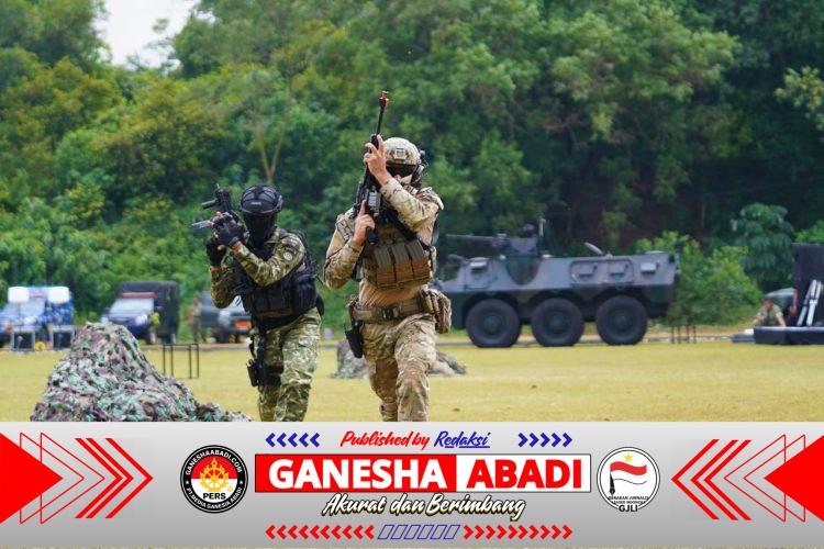 Panglima TNI Dampingi Presiden RI dan Raja Yordania Saksikan Demonstrasi Joint Drone Exercise