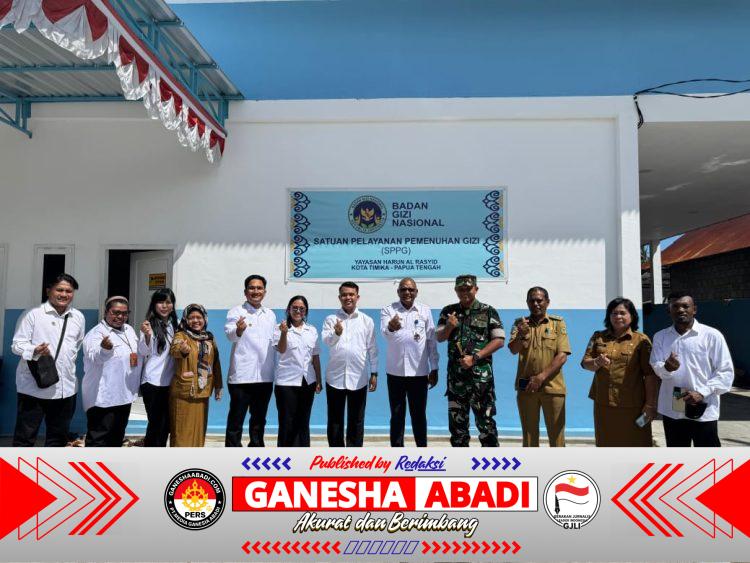 Dandim 1710/Mimika Hadiri Acara Launching Pemberian MBG Kepada Penerima Manfaat 3B