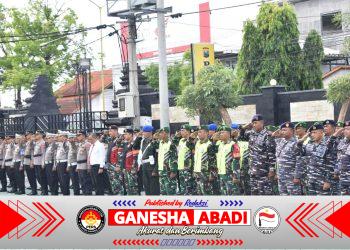 Dandim 0825 Banyuwangi Tekankan Sinergi TNI–Polri dalam Apel Operasi Zebra Semeru 2025