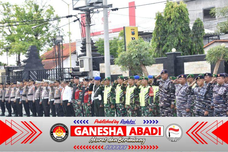 Dandim 0825 Banyuwangi Tekankan Sinergi TNI–Polri dalam Apel Operasi Zebra Semeru 2025