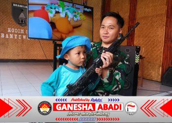 Puluhan Siswa TK Ar-Rohman Kunjungi Kodim 0825: Belajar Disiplin dan Cinta Tanah Air Sejak Dini