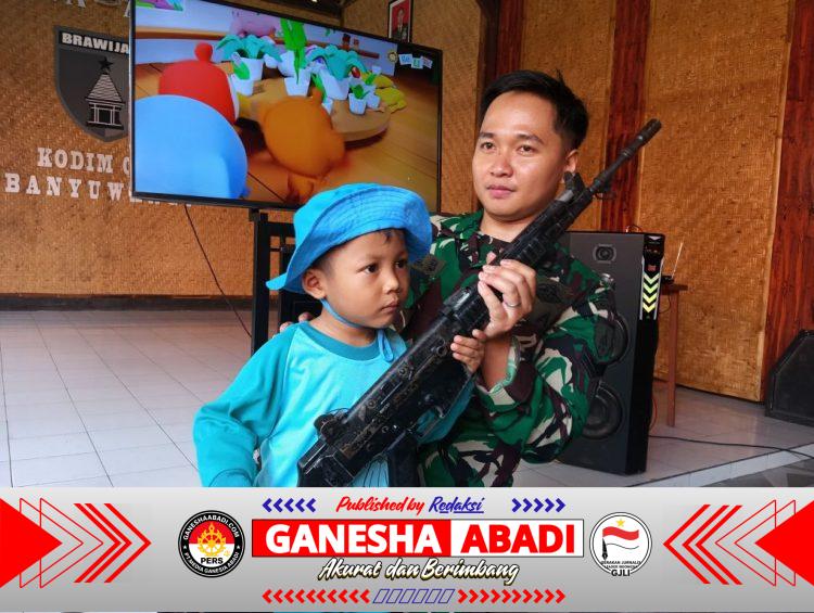 Puluhan Siswa TK Ar-Rohman Kunjungi Kodim 0825: Belajar Disiplin dan Cinta Tanah Air Sejak Dini