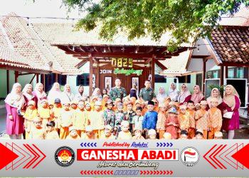 Kunjungan TK AL Uswa 4: Anak-Anak Belajar Disiplin dan Cinta Tanah Air di Kodim 0825/Banyuwangi