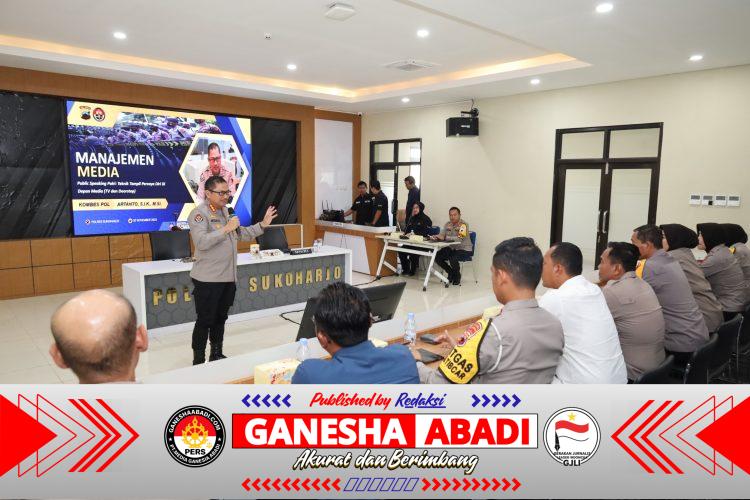Kunjungan Kabid Humas Polda Jateng ke Polres Sukoharjo, Tekankan Penguatan Komunikasi Publik di Era Digital