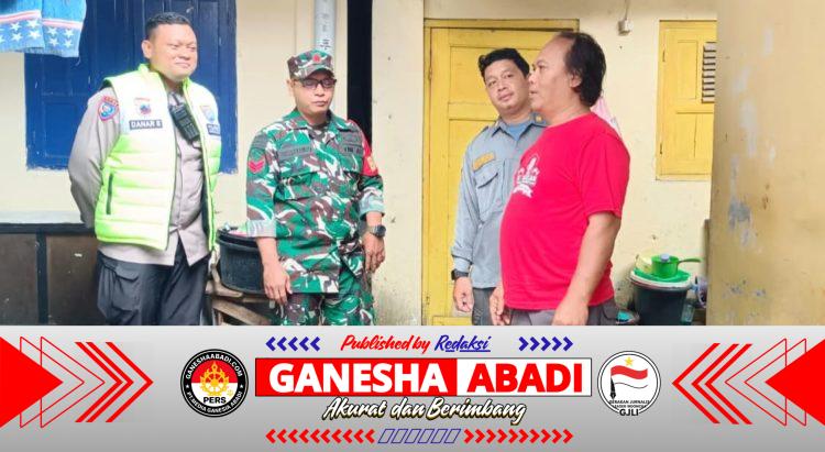 Ada Maksut dan Tujuan Apa, Babinsa Kratonan, Bhabinkamtibmas & Linmas Datangi Ketua RT