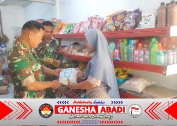 Babinsa Laksanakan Pendataan Logwil di Mini Market untuk Perbarui Data Teritorial