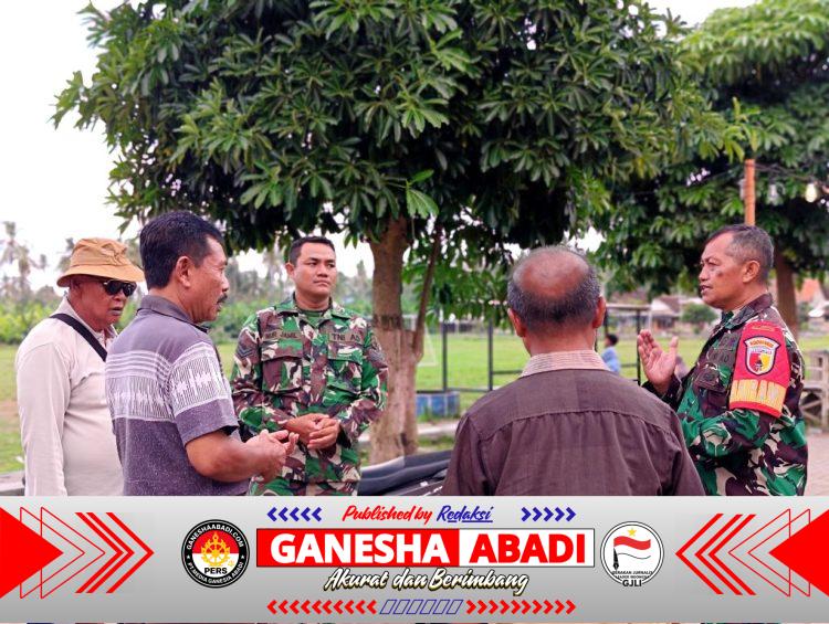 TNI dan Pemdes Sumberkencono Kolaborasi Tinjau Lahan Program Koperasi Desa Merah Putih