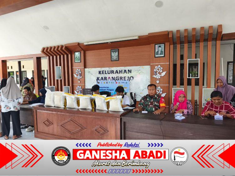 532 Warga Karangrejo Terima Bantuan Pangan
