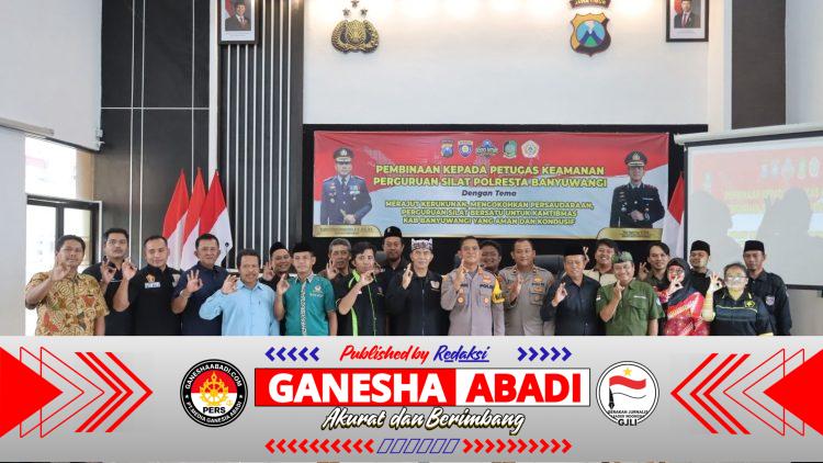 Polresta Banyuwangi Kumpulkan Perguruan Silat, Kokohkan Komitmen Jaga Kamtibmas Lewat Ikrar Bersama