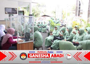 Persit Kodim 0825 Banyuwangi Gelar Pemeriksaan Kesehatan dan Deteksi Dini HPV DNA untuk Cegah Kanker Serviks