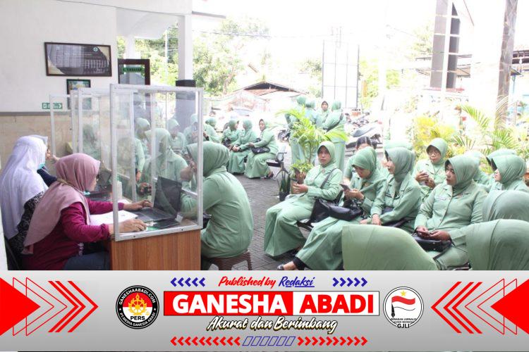 Persit Kodim 0825 Banyuwangi Gelar Pemeriksaan Kesehatan dan Deteksi Dini HPV DNA untuk Cegah Kanker Serviks