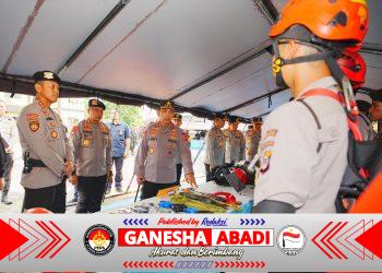 Kapolri Cek Langsung Personel-Sarpras Polda DIY, Pastikan Siap Hadapi Potensi Bencana 