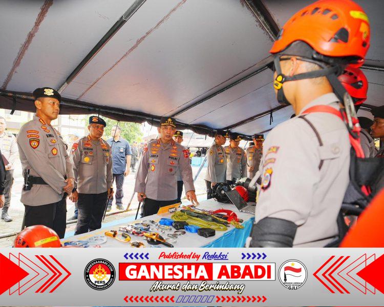 Kapolri Cek Langsung Personel-Sarpras Polda DIY, Pastikan Siap Hadapi Potensi Bencana