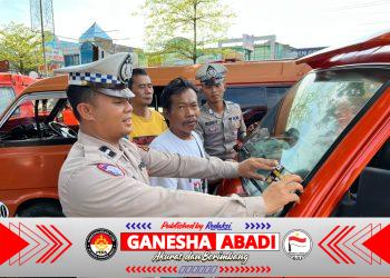 Operasi Zebra Candi 2025, Polres Purbalingga Ajak Sopir Angkot Tertib Lalu Lintas 